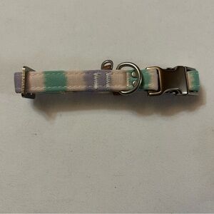 Pastel Striped Dog Collar